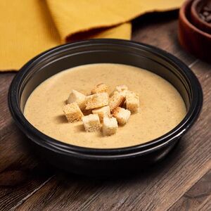 Крем-суп грибной с сухариками