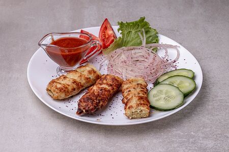 Люля-кебаб из свинины