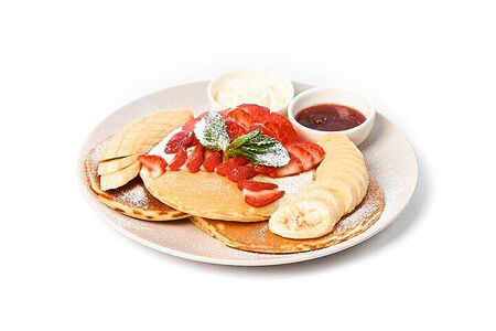 Панкейки с фирменным кремом