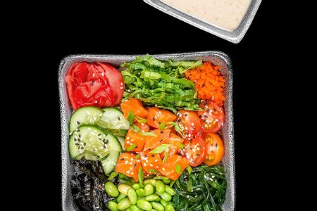 Поке с лососем