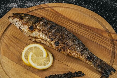 Сибас на углях