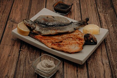 Форель речная в печи