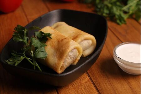 Блинчики с мясом