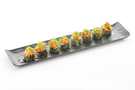 Запеченный ролл с мидиями