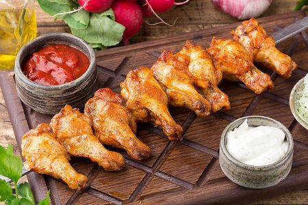 Шашлык из куриной голени