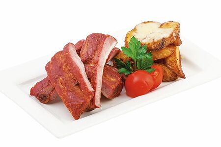 Ребра домашнего копчения