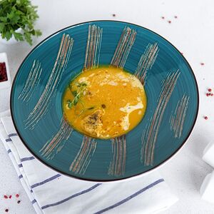 Крем-суп из тыквы с индейкой