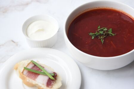 Борщ с говядиной