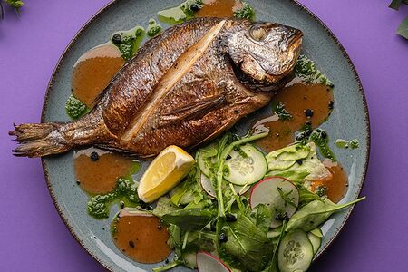 Запечённый дорадо