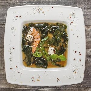 Суп Мисо с креветками