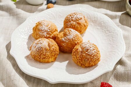 Заварные булочки с кремом