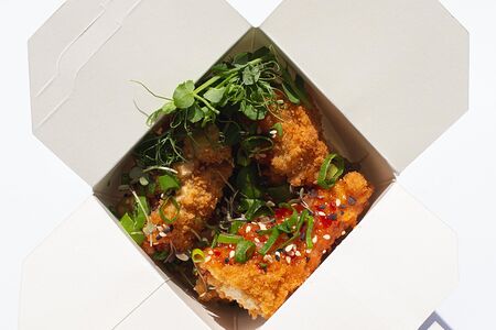 Курица темпура