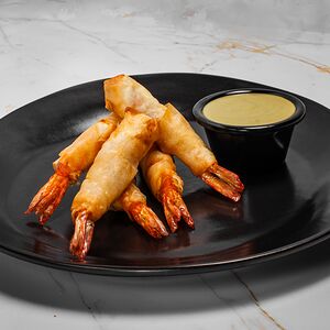 Тигровые креветки в харумаки