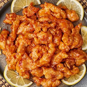 Խոզի միս թթվաքաղցր սոուսով