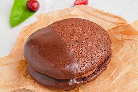 Вуппи-пай клюква-шоколад