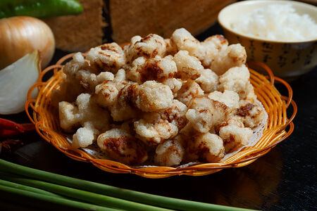 Свинина, жаренная в крахмале