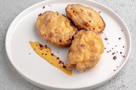 Картофель, фаршированный беконом