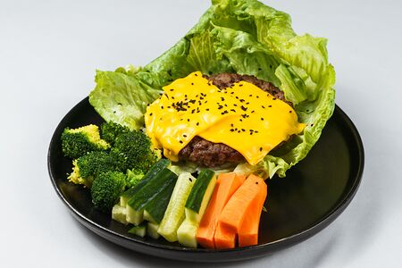 Пп бургер с мраморной говядиной