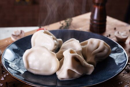 Хинкали cвинo-говяжьи