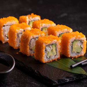 Ролл Калифорния креветка