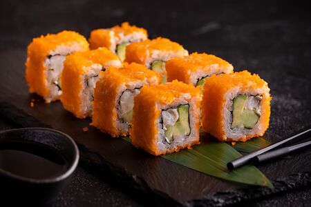 Ролл Калифорния креветка