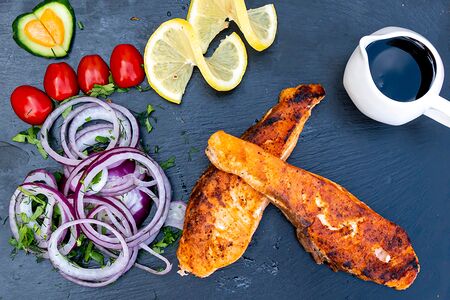 Шашлык из семги