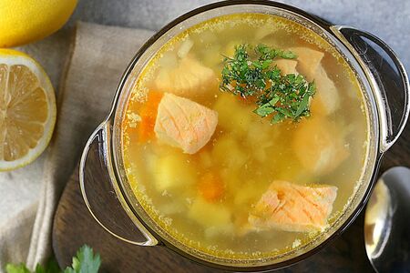 Уха из семги