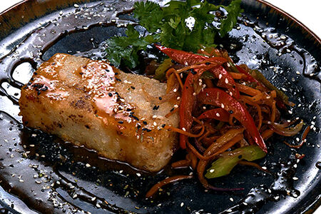 Стейк из филе трески