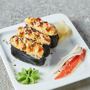 Суши запечённые с крабом