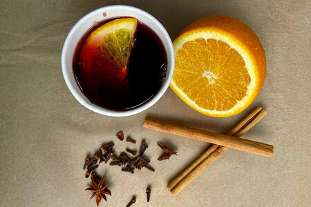 Безалкогольный глинтвейн на основе вишневого сока