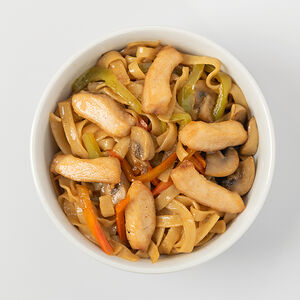 Удон с курицей