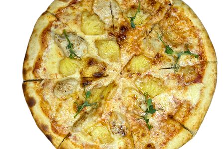Пицца с Ананасом и курицей