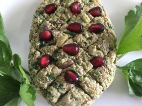 Лобио зеленое с орехами