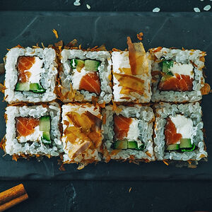 Бонито с лососем