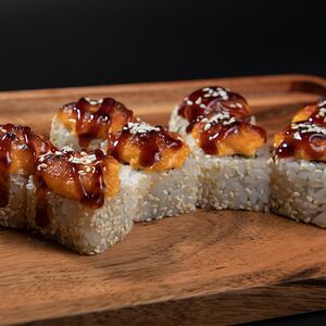 Запеченный с курицей