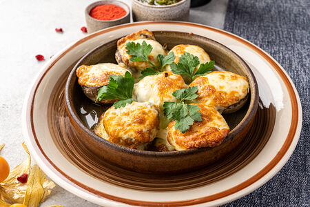 Шампиньоны запеченные