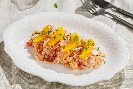 Салат с камчатским крабом