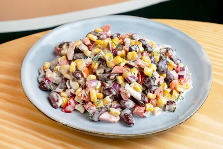 Салат хрустящая фасоль