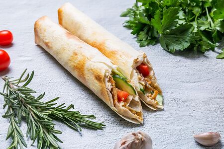 Донер с двойным мясом