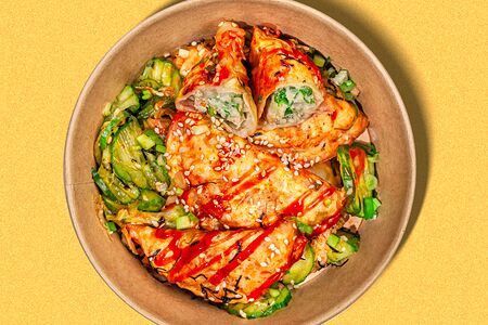 Жареные пельмени с говядиной и свининой