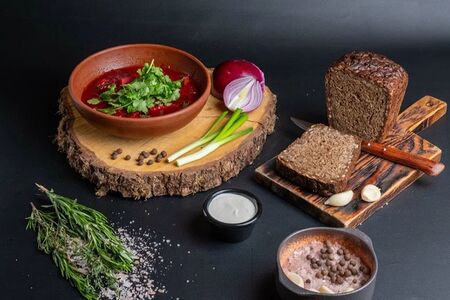 Краснополянский борщ