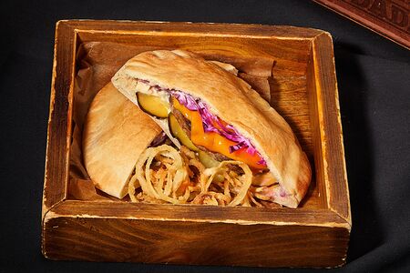 Пит-бургер с мраморной говядиной