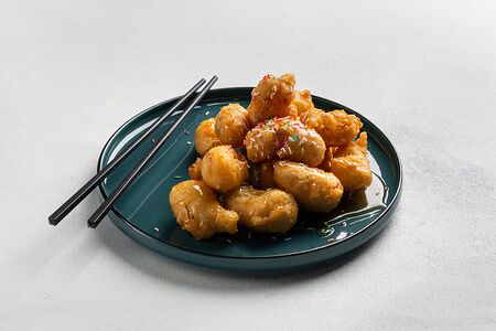 Яблоко в карамели