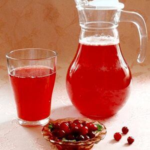 Морс клюква и брусника