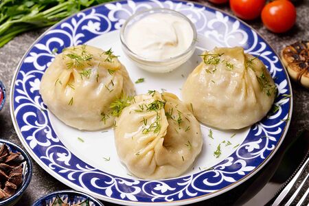 Манты с тыквой