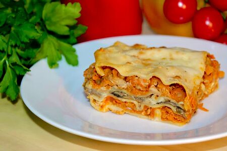 Лазанья мясная
