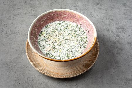 Окрошка с курицей