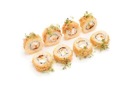 Ролл в панировке катаифи