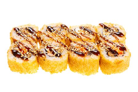 С угрём и лососем