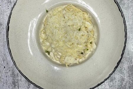 Спагетти Карбонара с кальмарами